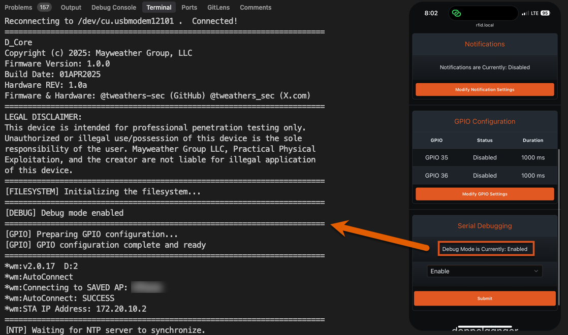 Serial Debugging